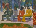 Ta Matete wir nicht  heute zu vermarkten Beitrag Impressionismus Primitivismus Paul Gauguin hergehen